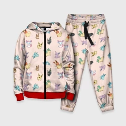 Детский костюм 3D Иви pokemon  паттерн 