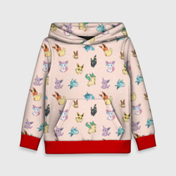 Детская толстовка 3D Иви pokemon  паттерн 