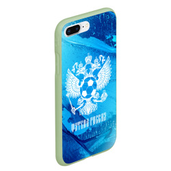Чехол для iPhone 7Plus/8 Plus матовый Футбол Россия Russia - фото 2