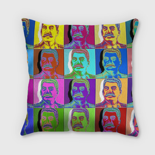 Подушка 3D Stalin pop-art