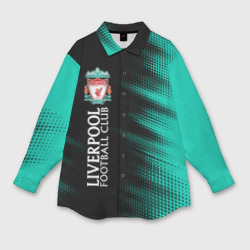 Мужская рубашка oversize 3D Liverpool Ливерпуль