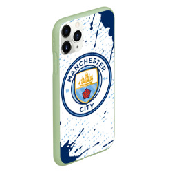 Чехол для iPhone 11 Pro матовый Manchester city Манчестер Сити - фото 2