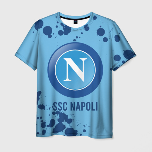 Мужская футболка 3D SSC NAPOLI / Наполи, цвет 3D печать