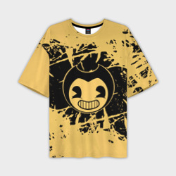 Мужская футболка oversize 3D Bendy And the ink machine