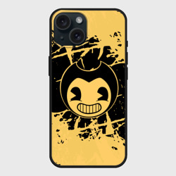 Чехол силиконовый для Apple iPhone 15 матовый Bendy And the ink machine