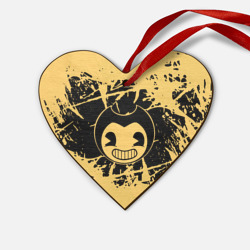 Деревянная игрушка Сердце Bendy And the ink machine
