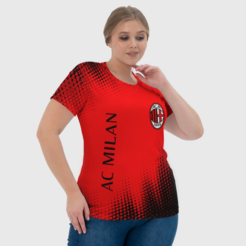 Женская футболка 3D AC MILAN / МИЛАН - фото 6