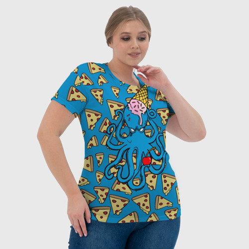 Женская футболка 3D BLINK 182, цвет 3D печать - фото 6