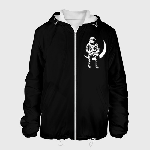 Мужская куртка 3D Астронавт на луне, цвет 3D печать