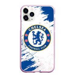 Чехол для iPhone 11 Pro Max матовый Chelsea f.c. Челси