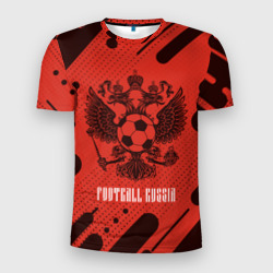 Мужская футболка 3D Slim Football Russia Футбол