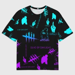 Женская футболка oversize 3D Dead by Daylight