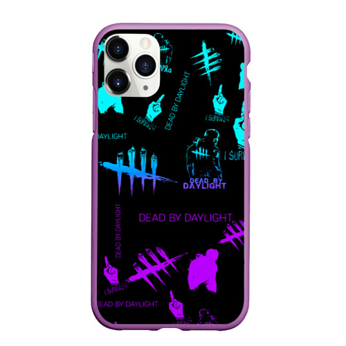 Чехол для iPhone 11 Pro матовый с принтом Dead by Daylight, вид спереди #2