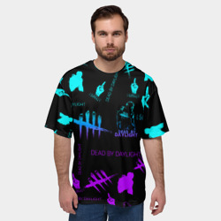 Мужская футболка oversize 3D Dead by Daylight - фото 2