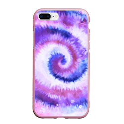 Чехол для iPhone 7Plus/8 Plus матовый Tie-dye purple