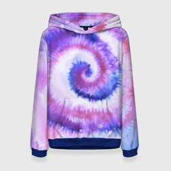 Женская толстовка 3D Tie-dye purple