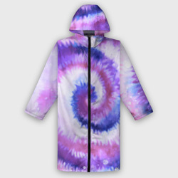 Женский дождевик 3D Tie-dye purple