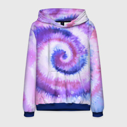 Мужская толстовка 3D Tie-dye purple