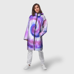 Женский дождевик 3D Tie-dye purple - фото 2