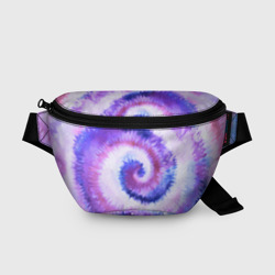 Поясная сумка 3D Tie-dye purple