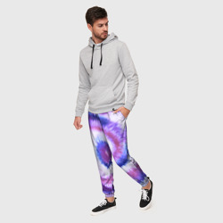 Мужские брюки 3D Tie-dye purple - фото 2