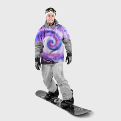 Накидка на куртку 3D Tie-dye purple - фото 2