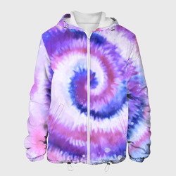 Мужская куртка 3D Tie-dye purple