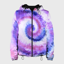 Женская куртка 3D Tie-dye purple