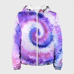 Женская куртка 3D Tie-dye purple