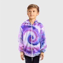 Детская ветровка 3D Tie-dye purple - фото 2