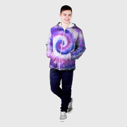 Мужская куртка 3D Tie-dye purple - фото 2