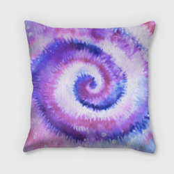 Подушка 3D Tie-dye purple