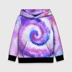 Детская толстовка 3D Tie-dye purple