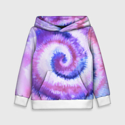 Детская толстовка 3D Tie-dye purple