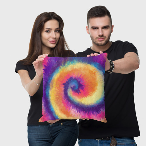 Подушка 3D Tie-dye multicolor - фото 3