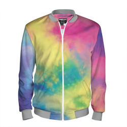 Мужской бомбер 3D Tie-Dye