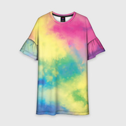 Детское платье 3D Tie-Dye