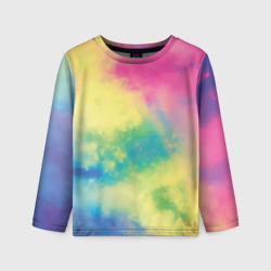 Детский лонгслив 3D Tie-Dye