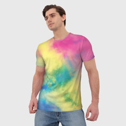 Мужская футболка 3D Tie-Dye - фото 2