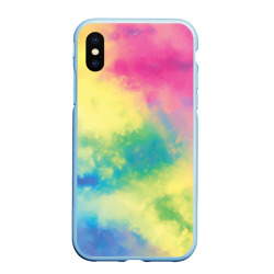 Чехол для iPhone XS Max матовый Tie-Dye