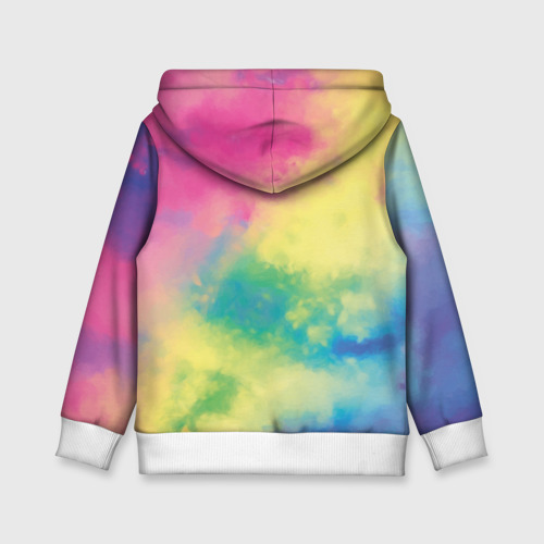 Детская толстовка 3D Tie-Dye, цвет белый - фото 2