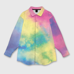 Мужская рубашка oversize 3D Tie-Dye