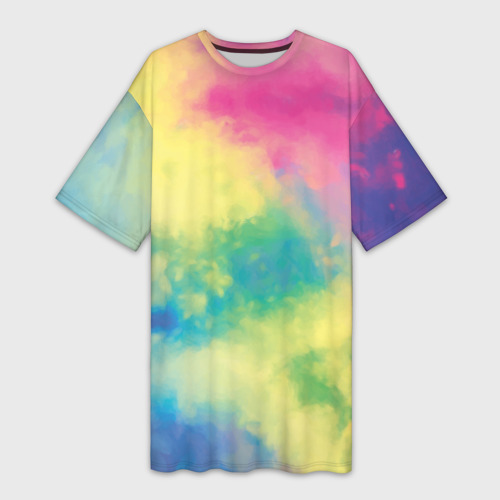 Платье-футболка 3D Tie-Dye, цвет 3D печать