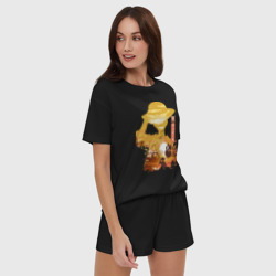 Женская пижама с шортиками хлопок One piece - фото 2