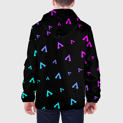 Мужская куртка 3D с принтом APEX LEGENDS / АПЕКС ЛЕГЕНД, вид сзади #2
