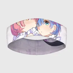 Повязка на голову 3D Re:Zero, Рам и Рем