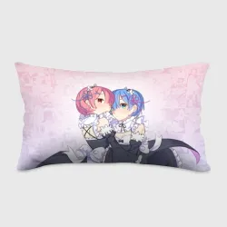 Подушка 3D антистресс Re:Zero, Рам и Рем