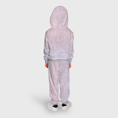 Детский костюм с толстовкой 3D Re:Zero, Рам и Рем, цвет меланж - фото 4