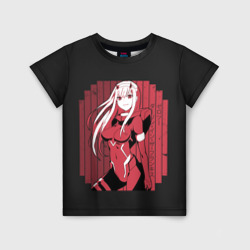 Детская футболка 3D Zero Two в костюме