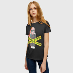 Женская футболка 3D Запрещенная Zero Two - фото 2